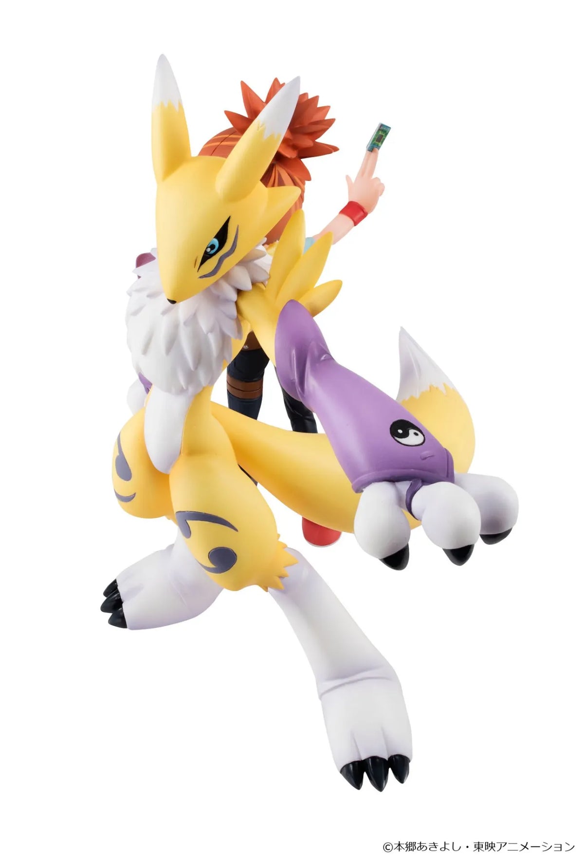 DIGIMON TAMERS RENAMON & RUKI MAKINO GEM STATUE REPEAT