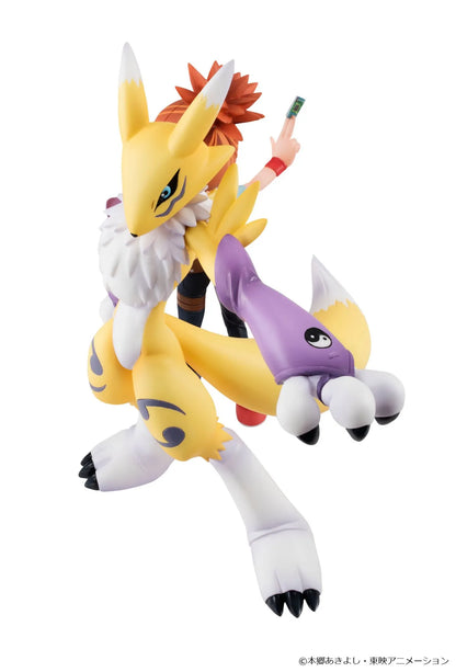 DIGIMON TAMERS RENAMON & RUKI MAKINO GEM STATUE REPEAT