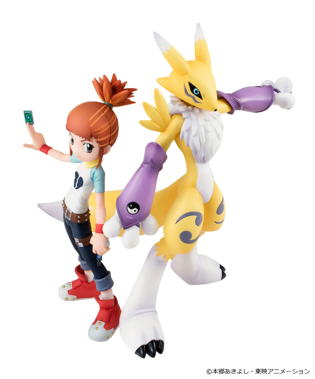 DIGIMON TAMERS RENAMON & RUKI MAKINO GEM STATUE REPEAT