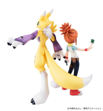 DIGIMON TAMERS RENAMON & RUKI MAKINO GEM STATUE REPEAT