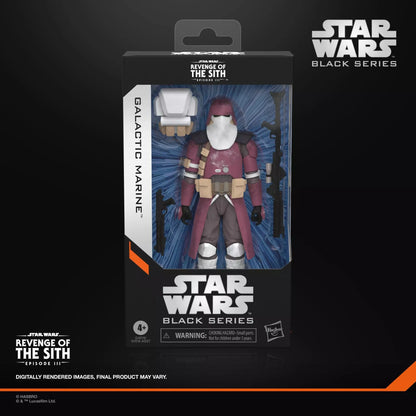 STAR WARS BLACK SERIES REVENGE OF THE SITH GALACTIC MARINE ACTION FIGURE