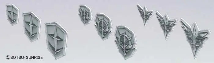 BANDAI BUILDERS PARTS HD MS EMBLEM RELIEF 01 MODEL KIT