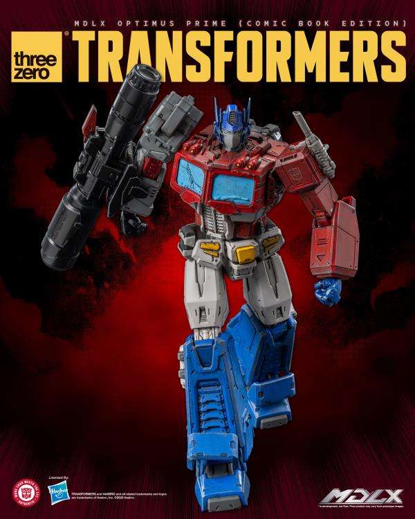 TRANSFORMERS MDLX OPTIMUS PRIME COMIC AF