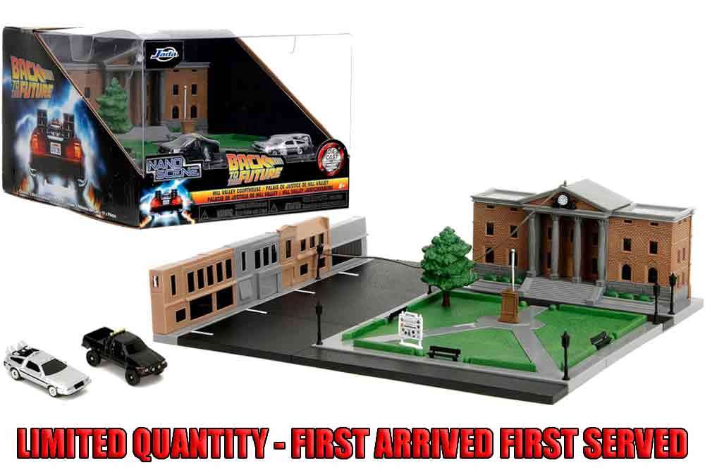 JADA TOYS BACK FUTURE CLOCK TOWER NANO SCENE DIORAMA