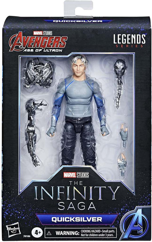 MARVEL LEGENDS THE INFINITY SAGA FIGURA QUICKSILVER 15CM HASBRO