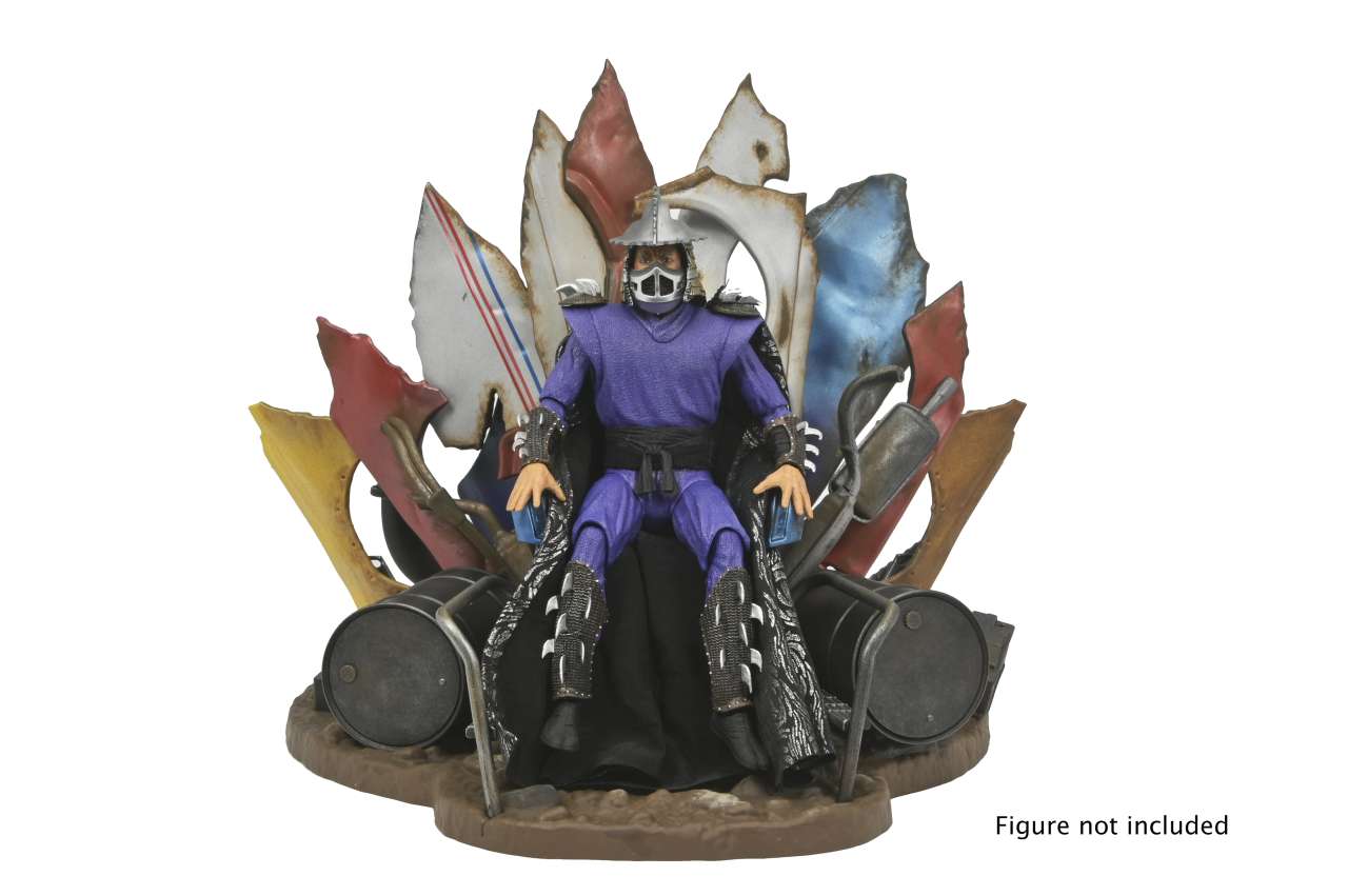 TMNT 2 SEC OOZE SHREDDER THRONE DIORAMA