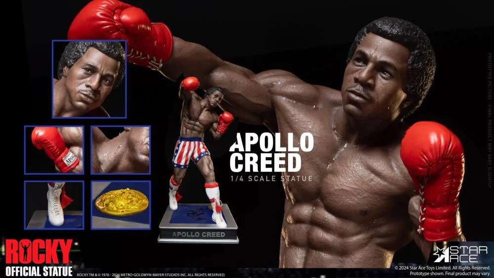 APOLLO CREED EPIC FIGHT 1/4 SCALE STAT