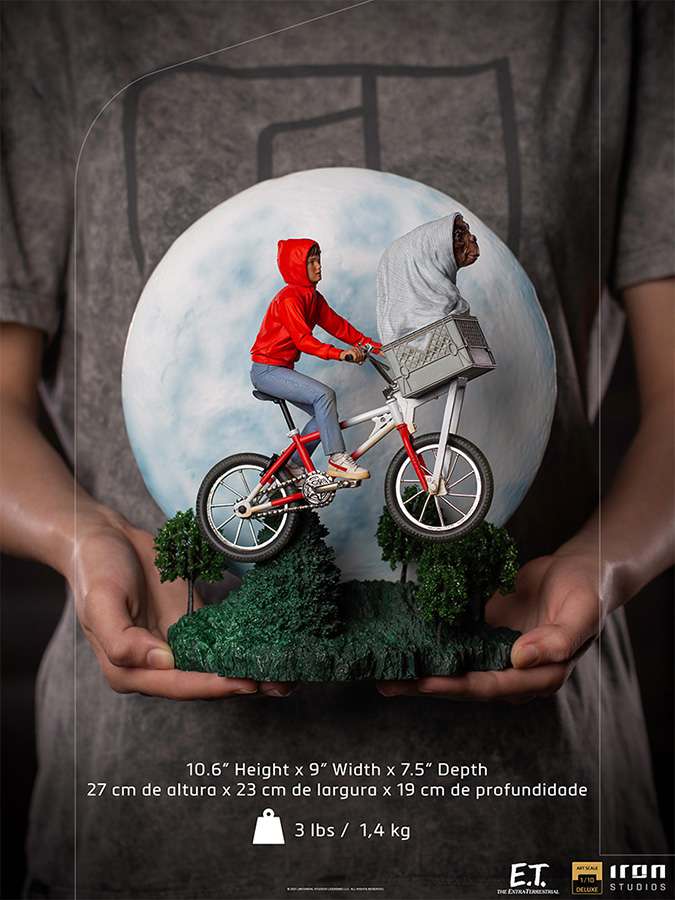 IRON STUDIOS E.T. ELLIOT ART DELUXE 1/10 STATUA 25 cm