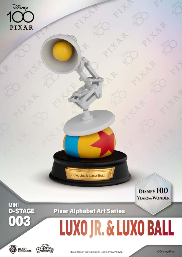 MINI DS DISNEY 100 YERAS PIXAR ALPHABET MINI FIGURA BEAST KINGDOM