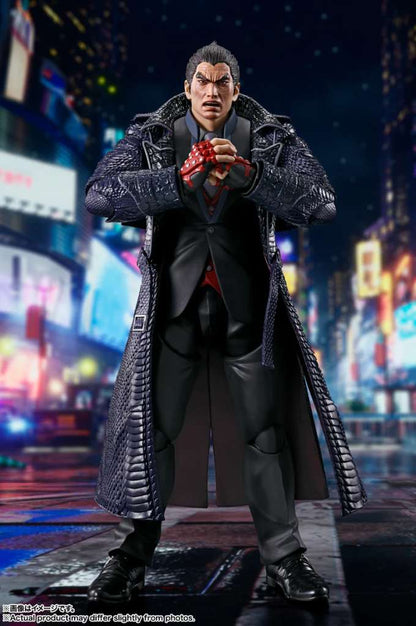BANDAI KAZUYA MISHIMA TEKKEN 8 S.H. FIGUARTS ACTION FIGURE 15 CM