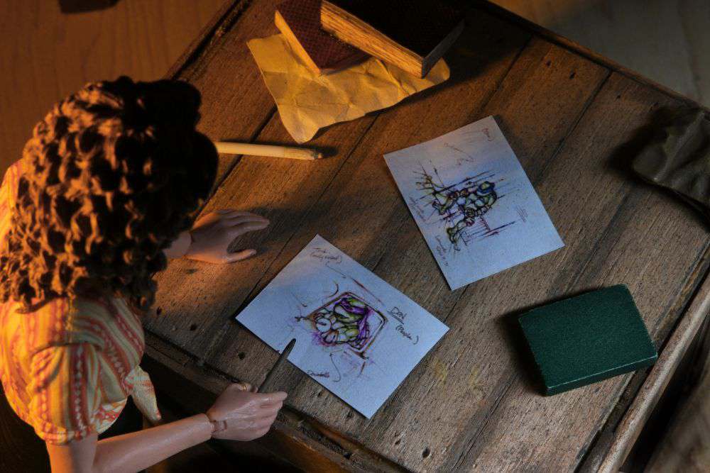 TMNT 1990 MOVIE APRIL&CASEY FARM 2-PACK