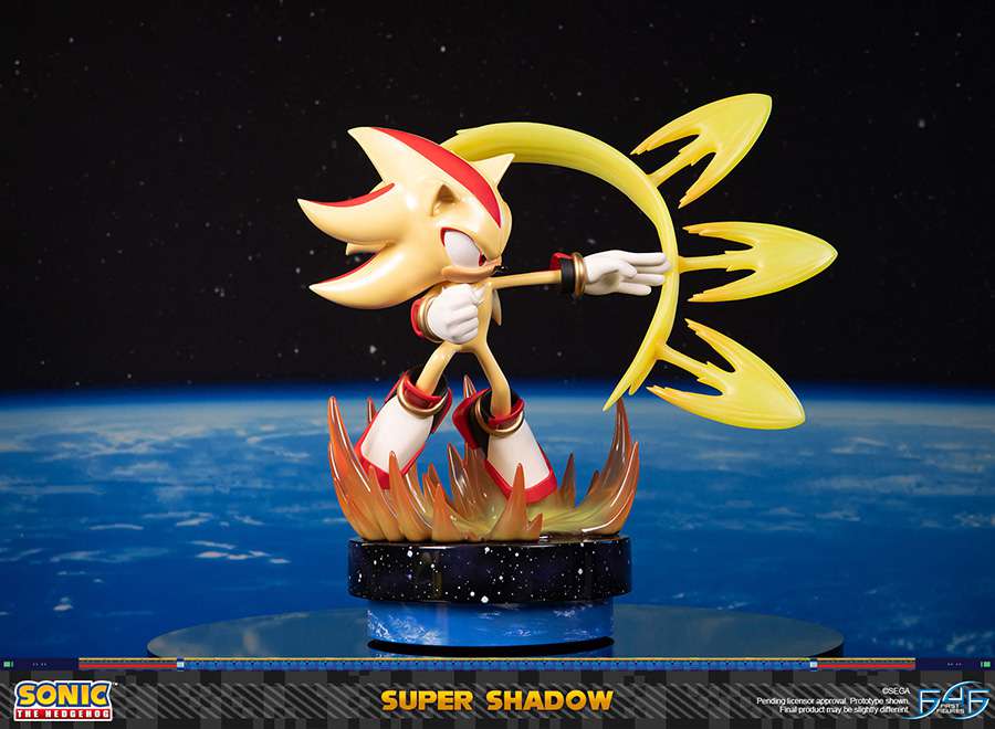 SONIC SUPER SHADOW STATUE