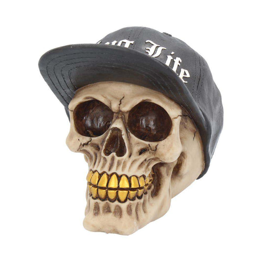 THUG LIFE SKULL ORNAMENT 16CM