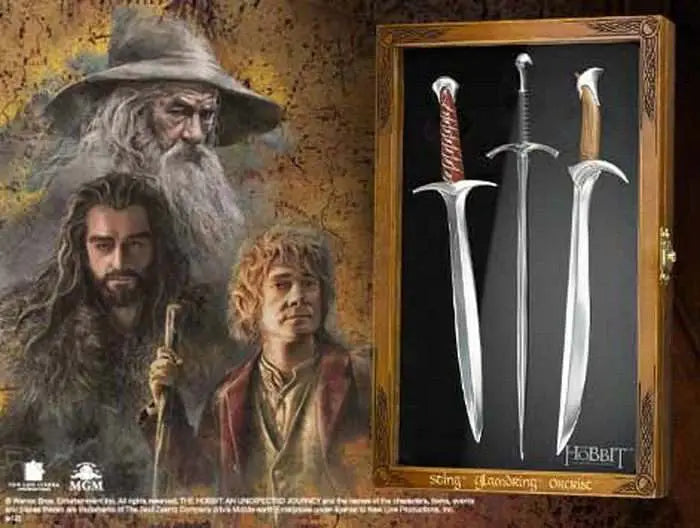 NOBLE COLLECTIONS HOBBIT LETTER OPENER SET REPLICA