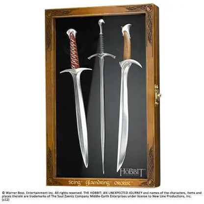 NOBLE COLLECTIONS HOBBIT LETTER OPENER SET REPLICA