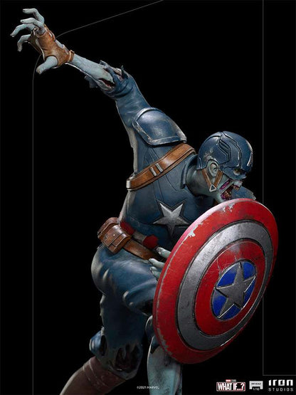 WHAT IF ZOMBIE CAPT AMERICA 1/10 ART ST