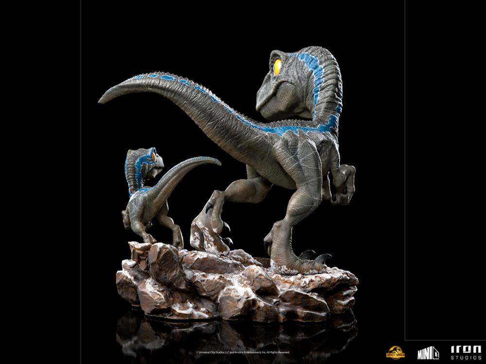 IRON STUDIOS JW DOMINATION BLUE + BETA MINICO STATUA 13 cm