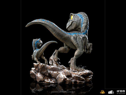 IRON STUDIOS JW DOMINATION BLUE + BETA MINICO STATUA 13 cm