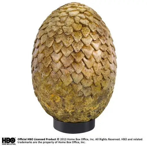 NOBLE COLLECTIONS GAME THRONES VISERION EGG REPLICA
