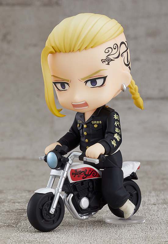 TOKYO REVENGERS NENDOROID ACTION FIGURA DRAKEN (KEN RYUGUJI) 10 CM ORANGE ROUGE