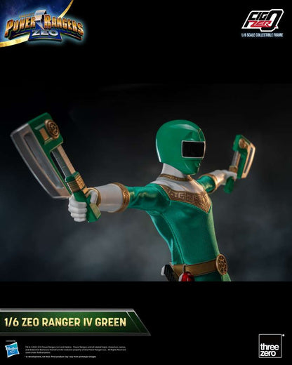 POWER RANGERS ZEO FIGZERO ACTION FIGURA 1/6 RANGER IV GREEN 30 CM THREEZERO