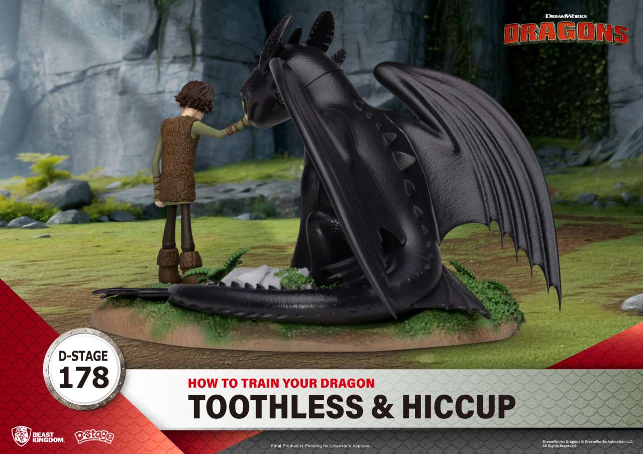 HOW TRAIN YOUR DRAGON TOOTHLESS & HICCUP