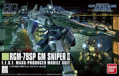 BANDAI HGUC GM SNIPER II 1/144 MODEL KIT 12 cm