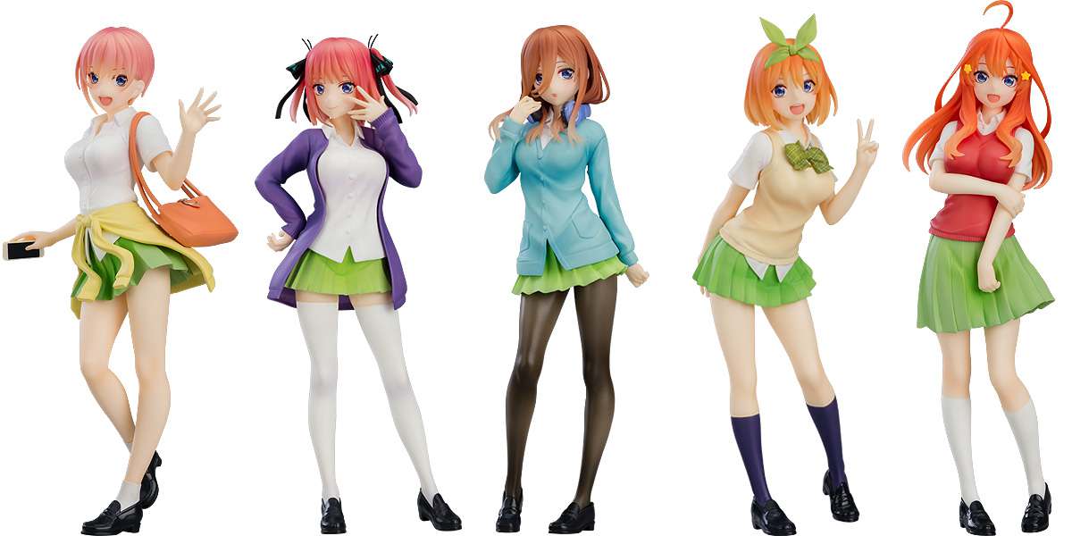 THE QUINTESSENTIAL QUINTUPLETS POP UP PARADE SET STATUE 17 CM GOOD SMILE COMPANY