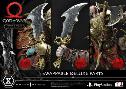GOD OF WAR KRATOS & ATREUS VALKYRIE DLX