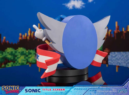 SONIC THE HEDGEHOG TITLE SCREEN STATUE