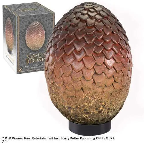 NOBLE COLLECTIONS GAME THRONES DROGON EGG REPLICA