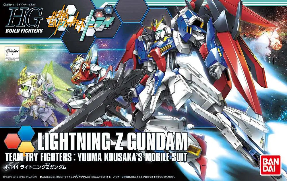 BANDAI - GUNDAM HG BF LIGHTNING Z 1/144 MODEL KIT 13 cm