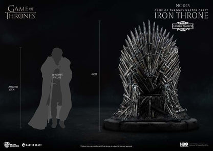 GOT IRON THRONE MASTER CRAFT STATUE