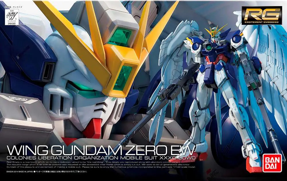 BANDAI - GUNDAM RG WING ZERO CUSTOM EW 1/144 MODEL KIT