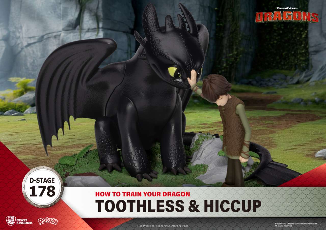 HOW TRAIN YOUR DRAGON TOOTHLESS & HICCUP