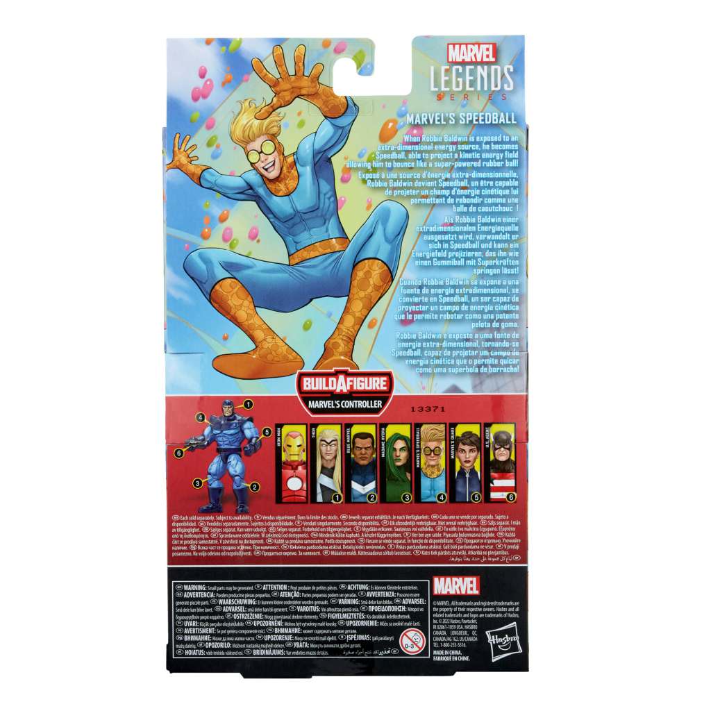 HASBRO - MARVEL LEGENDS CONTROLLER SPEEDBALL AF ACTION FIGURE