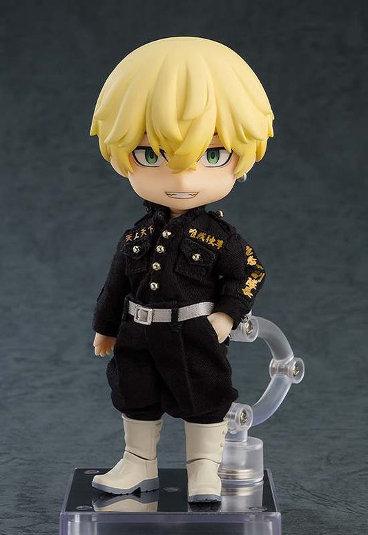TOKYO REVENGERS NENDOROID BAMBOLA FIGURA CHIFUYU MATSUNO 14 CM ORANGE ROUGE