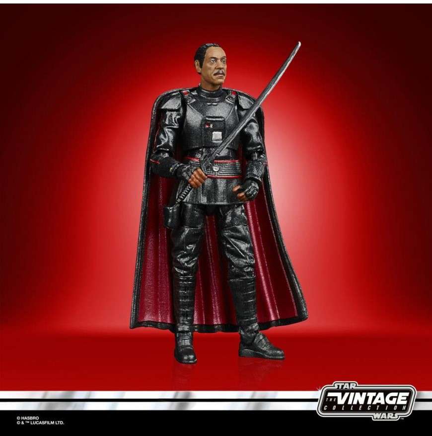 STAR WARS THE MANDALORIAN VINTAGE COLLECTION CARBONIZED ACTION FIGURA 2021 MOFF GIDEON 10 CM HASBRO