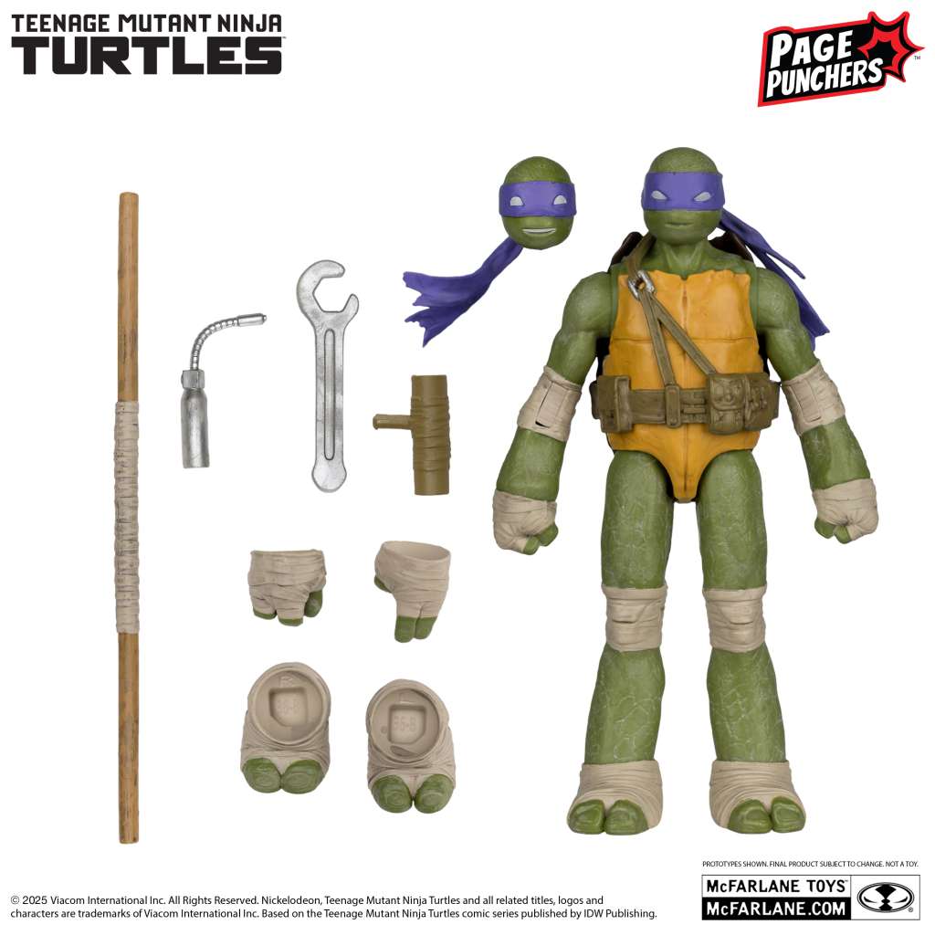 TMNT 5INCH FIGURE WITH COMIC ASS SET (6)