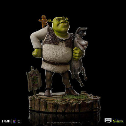 IRON STUDIOS SHREK + DONKEY 1/10 STATUA 26 cm