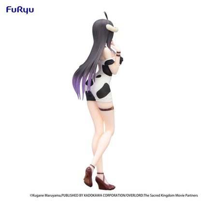 FURYU OVERLORD TRIO-TRY-IT ALBEDO DRESS COW PATTERN FIGURA 21 cm