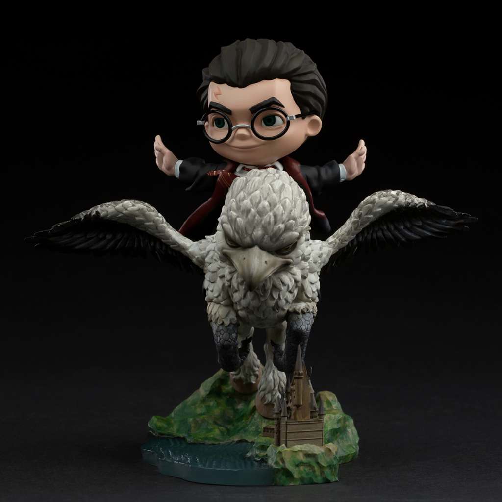 IRON STUDIOS - HARRY POTTER + BUCKBEAK MINICO STATUA 17 cm