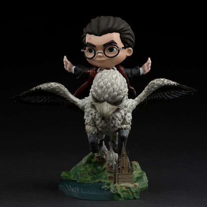 IRON STUDIOS - HARRY POTTER + BUCKBEAK MINICO STATUA 17 cm