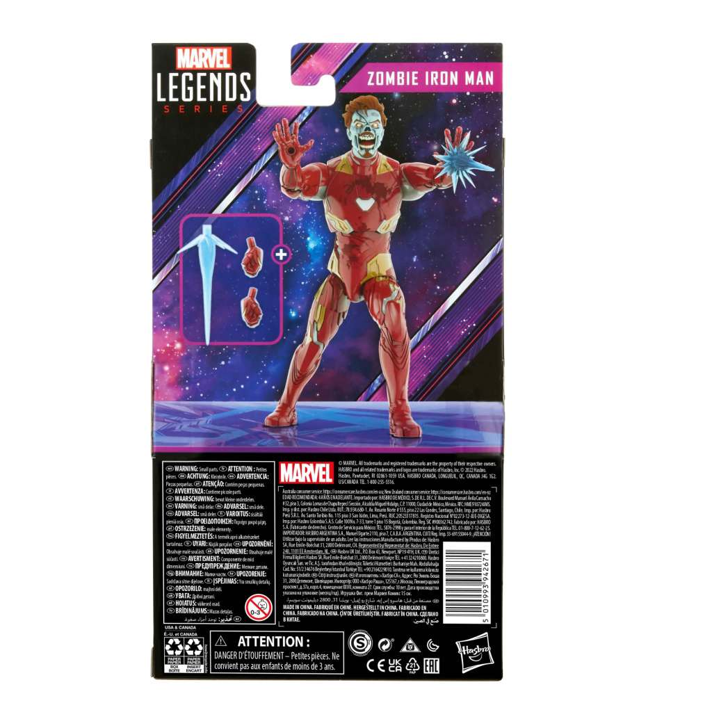 HASBRO ML KHONSHU DISNEY+ ZOMBIE IRON MAN AF ACTION FIGURE