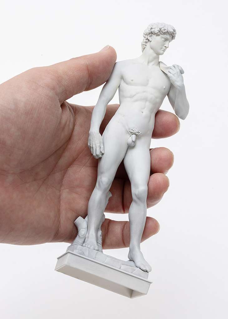 SYUTO SEIKO MICHELANGELO DAVID PLASTIC MODEL KIT 15 cm
