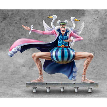 MEGAHOUSE - ONE PIECE POP MR.2 VON CLAY STATUA 23 cm