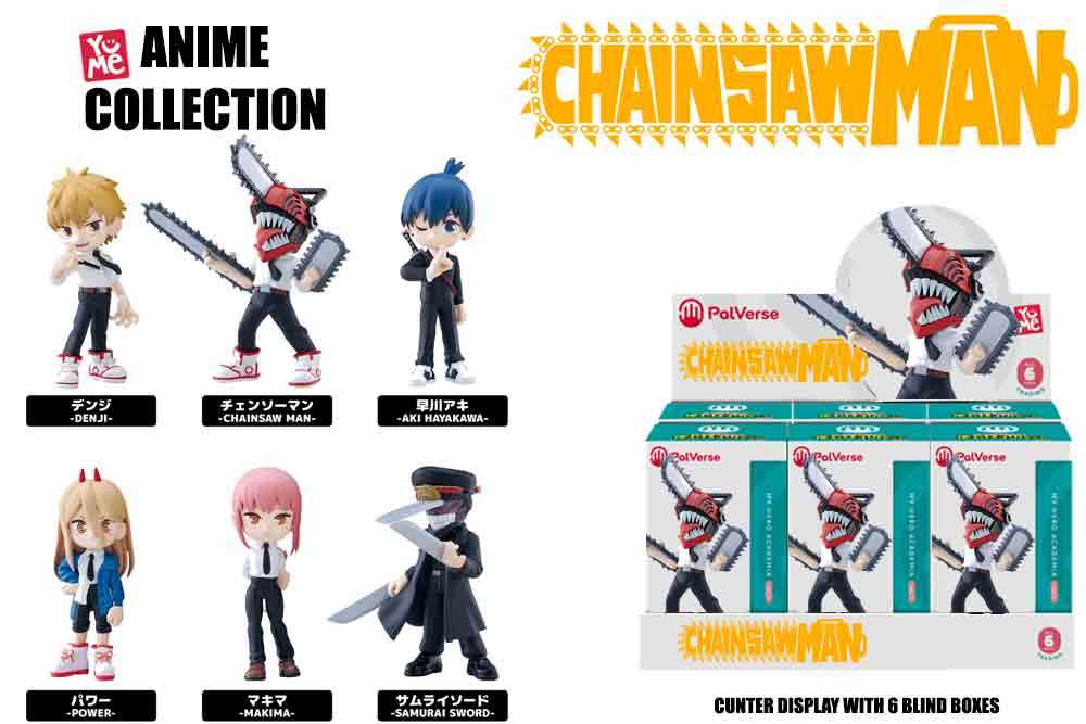 CHAINSAW MAN ANIME COLL. DISPLAY(6)