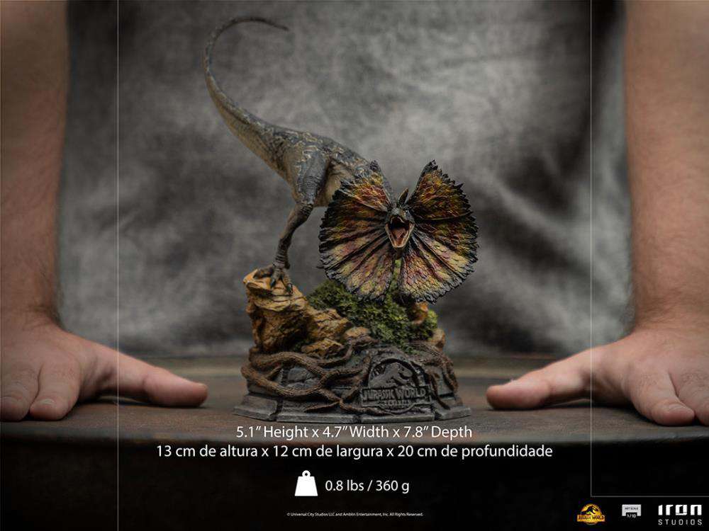 IRON STUDIOS JW DILOPHOSAURUS 1/10 STATUA 13 cm