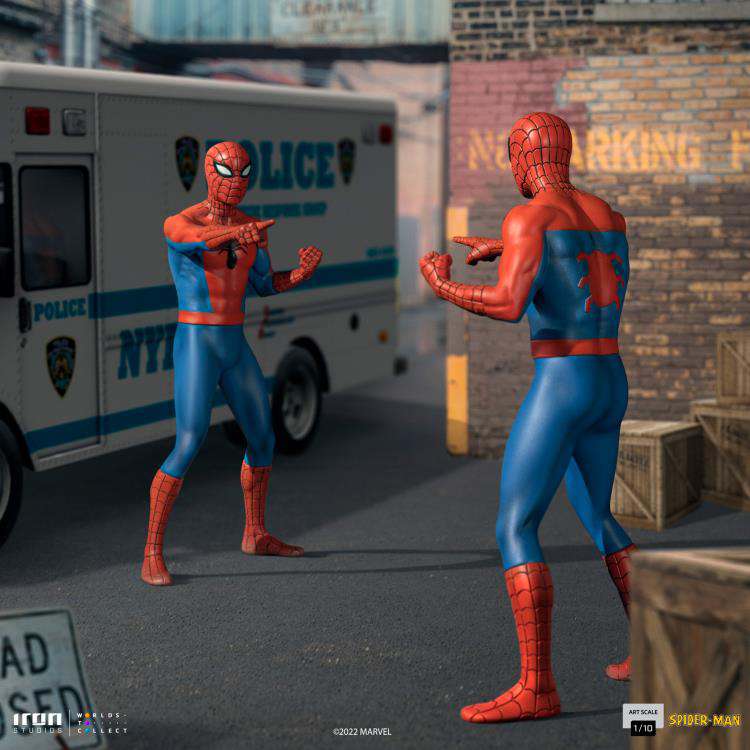 IRON STUDIOS SPIDER-MAN ANIMATED 60S 1/10 STATUA 21 cm