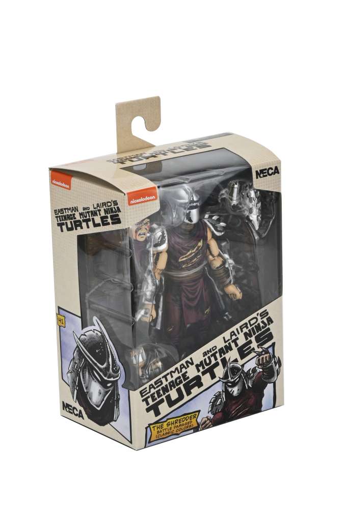 NECA TMNT MIRAGE BATTLE DAMAGED SHREDDER AF ACTION FIGURE 17 cm